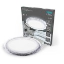 Светильник Gauss Bubbles круг 12+4W, 1200lm 4000K 180-265V IP20 монт Ø160 193*31мм 3 реж LED 1/20