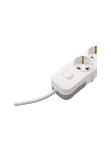 EL-BI,Myra,удлинитель 3гн3м с/з с выкл. белый,527-010203-322