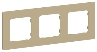 FLITE Рамка 3-местная РУ-3-К-ФлХ хаки IEK