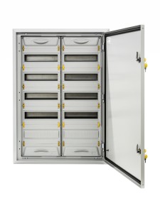 TITAN 5 Корпус металлический ЩРв-120 (2х60) 880х625х130мм IP31 серый (одна дверь) IEK