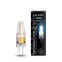 Лампа Gauss G4 12V 2W 200lm 4100K силикон LED 1/10/200