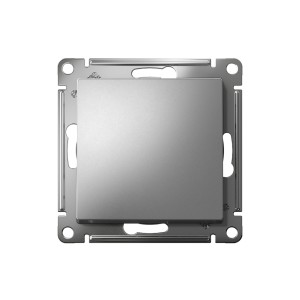 ATLASDESIGN 1-клавишный ВЫКЛЮЧАТЕЛЬ, сх.1, 10АХ, механизм, СТАЛЬ