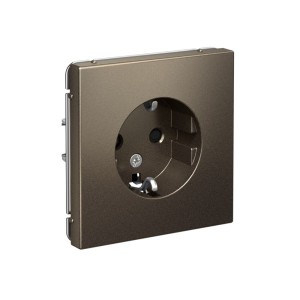 ARTGALLERY РОЗЕТКА с заземлением со шторками, 16А, механизм, МОККО