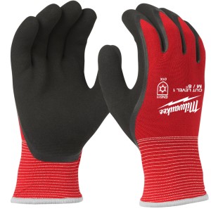 Перчатки рабочие зимние с защитой от порезов уровень 1 MILWAUKEE 11/XXL