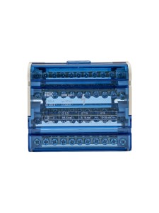 Шины на DIN-рейку в корпусе (кросс-модуль) ШНК 4х11 3L+PEN IEK