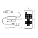 Диммер Gauss Basic для ленты LED 12V 72W 1/200