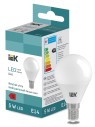 Лампа светодиодная LED Globe G45 400lm 4000K E14 IEK