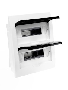 Корпус пластиковый ЩРВ-П-24 черн. прозр. дверь IP41 GENERICA