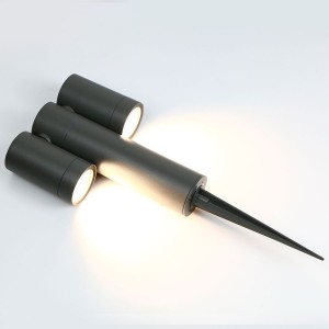 Садово-парковый светильник General GPF-2MR16-GU10-R-IP65 Графит Люмикс