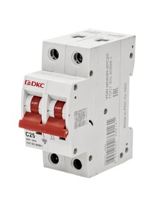 Автоматический выключатель YON max типа MD63N, 6кА, 2 полюса, хар-ка C, 25А DKC