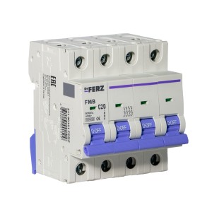 FMB-C 10kA 4P 20 х-ка C Автоматический выключатель