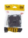 BRITE Розетка компьютерная RJ45 кат.5E РК10-БрС сталь IEK