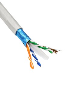 ITK Витая пара F/UTP кат.6 4x2х23AWG solid PVC серый (305м)