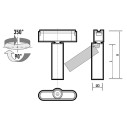 Низковольтный трековый светильник MTR16 2116 16W 3000K 24° BL IP20