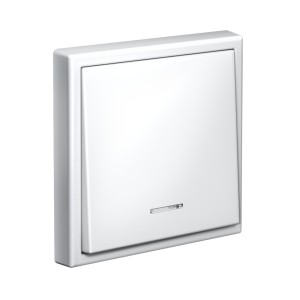 ARTGALLERY 1-клавишный ВЫКЛЮЧАТЕЛЬ с подсветкой, 10АХ, механизм, быстрозажим. клем., БЕЛЫЙ