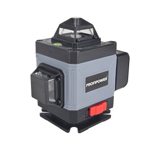 Лазерный нивелир E0070 ProfiPower NL-7016G (16 лучей, лазер - зеленый, Li-ion - 2шт., пульт ДУ, кейс)