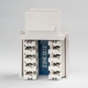 45X45 - Коннектор RJ-45 cat.6 Keystone, UTP