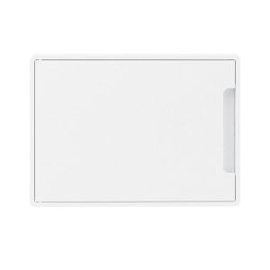 Щиток 12 мод встраиваемый FRAME, белый, с белой дверцей, с 2 шинами PEN на 6 и 8 отв.