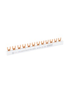 Шина соединительная типа FORK F-2L/210/10, 2Pх6, 10 мм2, 63A, L=210 мм (NVA)