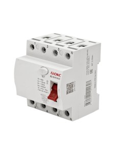 Устройство защитного отключения УЗО ВДТ YON MAX MDL100, 4P, 30mA, 40A, тип АС DKC