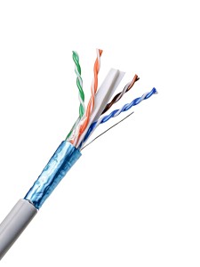 ITK Витая пара F/UTP кат.6 4х2х23AWG LSZH нг(А)-HF серый (305м) РФ/Т