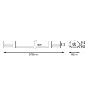 Светильник светодиодный Gauss IP65 590*40*30мм 18Вт 1700lm 4000К 185-265V ULTRACOMPACT линейный матовый 1/20