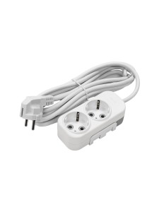 EL-BI,Myra,удлинитель 2гн3м с/з белый,527-010203-221