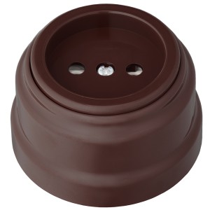 Розетка РА16-0201 шоколад
