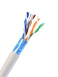 ITK Витая пара F/UTP кат.5E 4х2х0,52 solid PVC серый (305м) РФ/Т