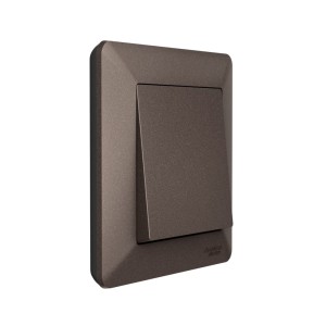 ATLASDESIGN AIR 1-постовая РАМКА, МОККО/дымчатый черный