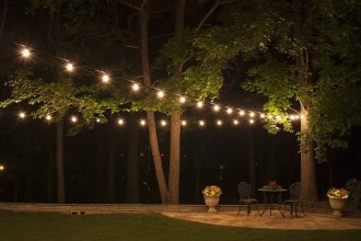 Гирлянда Белт Лайт Gen-Beltlight-20M-50E27-IP65 Black (Шаг 40См/16а/2*1,5mm +1,5m шнур)