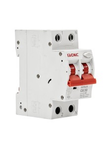 Дифавтомат YON max типа MDR, 1P+N, 30mA, 6A, хар-ка C, 6kA, тип А DKC