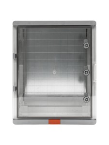 Пластиковый корпус 500х400х180 (ВхШхГ) прозрачная дверь, с монтажной платой, Design Pro Series IP67