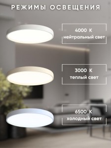 Светильник HY61001 2x60Вт D500 белый