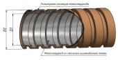 Металлорукав в ПВХ изоляции МРПИ НГ  15  (50 м/уп.) черный ГОФРОМАТИК