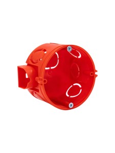 Коробка установочная 80-0500С безгалогенная (HF) 68х42 с саморезами (224шт/кор) Промрукав
