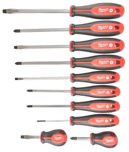 Набор отверток магнитных с трехгранной рукояткой 3 (10шт) 4932471808