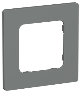 FLITE Рамка 1-местная РУ-1-К-ФлМА мокрый асфальт IEK