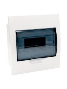 Корпус пластиковый ЩРВ-П-8 черн. прозр. дверь IP41 GENERICA