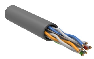 ITK Витая пара U/UTP кат.6 4х2х23AWG PVC серый (305м) РФ/Т