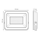 Прожектор светодиодный Gauss Elementary 100W 8500lm IP65 6500К ПРОМО G2 черный 1/16