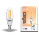 Лампа Gauss Smart Home Filament С35 4,5W 495lm 2700К E14 диммируемая LED 1/10/40