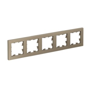 ATLASDESIGN 5-постовая РАМКА, универсальная, ШАМПАНЬ