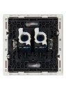 FORTE&PIANO Розетка компьютерная двойная RJ45 кат.6 FP234 белый IEK