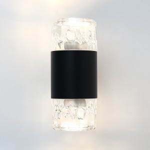 Фасадный светильник General GWL-2MR16-GU10-R-IP65 Черный Фрозен