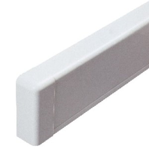 Заглушка для плинтусного короба 100х40 мм белый(розница, 1 шт в пакете) DKC