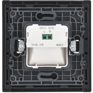 FORTE&PIANO Подсветка LED встраиваемая FP657M металл шампань IEK