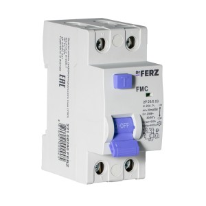 FMC-1P+N 25A 30mA 6kA тип AC, 2M УЗО