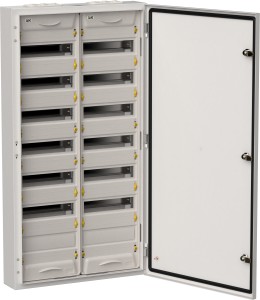 TITAN 5 Корпус металлический ЩРн-168 (2х84) 1085х570х140мм IP54 белый (одна дверь) IEK