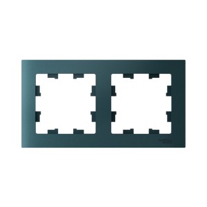 ATLASDESIGN 2-постовая РАМКА, универсальная, ИЗУМРУД